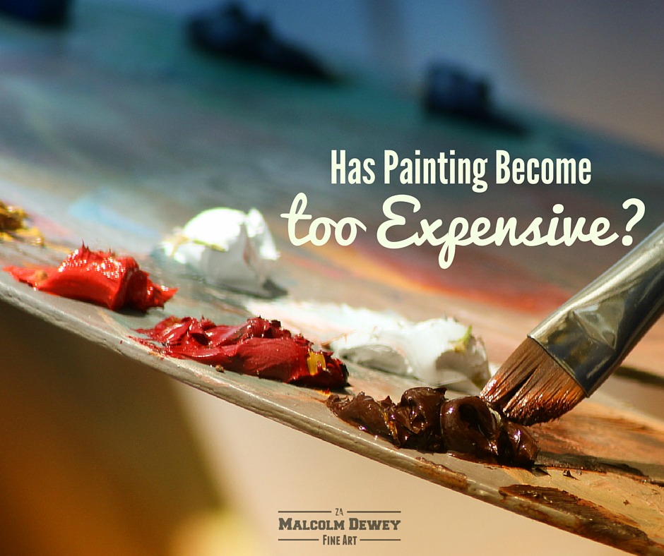 has painting become too expensive?