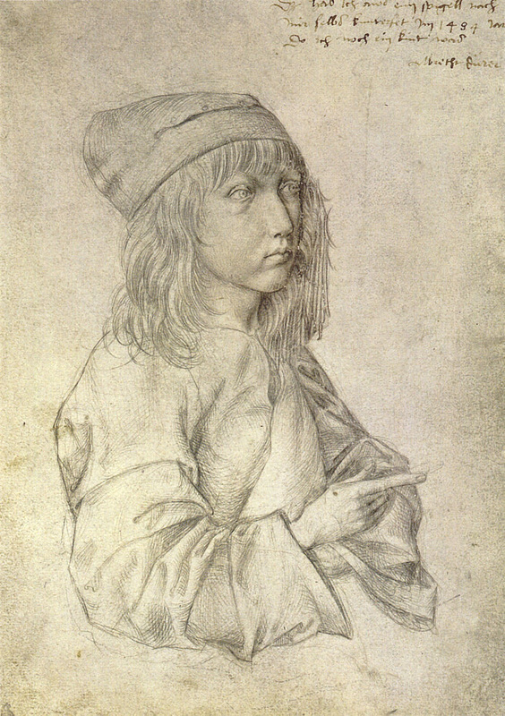 Albrecht Durer self portrait 13 years old