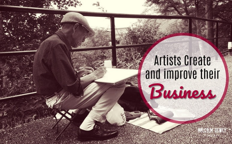 Artists Create and Improve their Art
