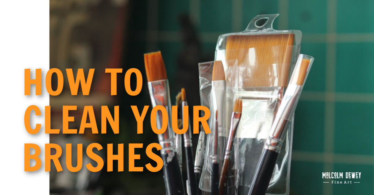 How to clean paint brushes (acrylic paint) without washing them in