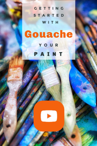 Selecting the right gouache paint for beginners.
