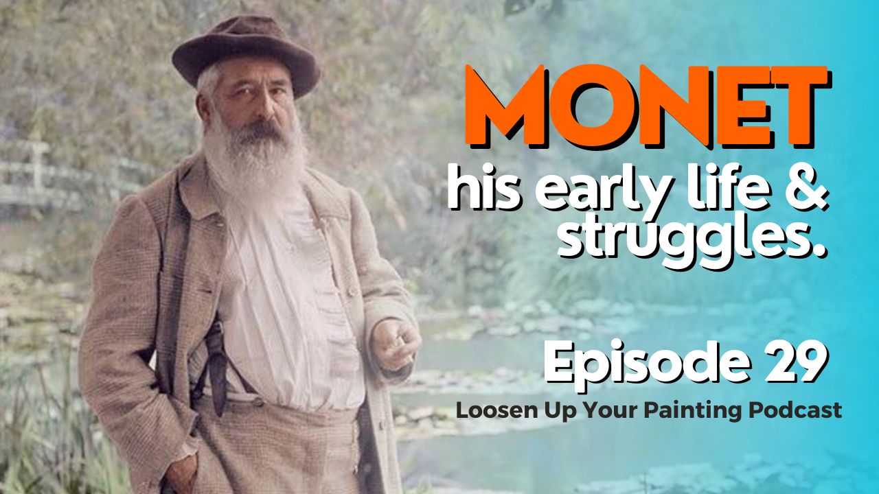 Claude Monet's early life and struggles