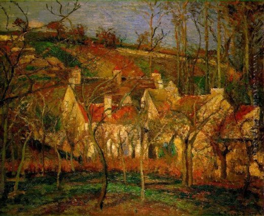 Red Roof by Camille Pissaro