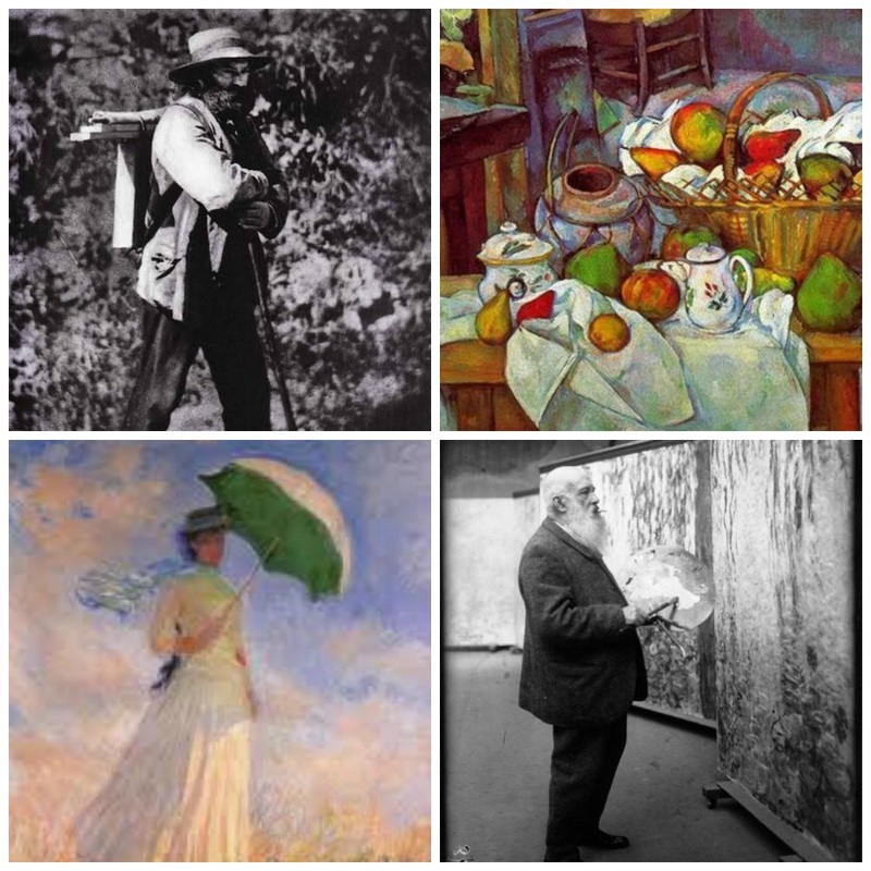 Cezanne and Monet Photos