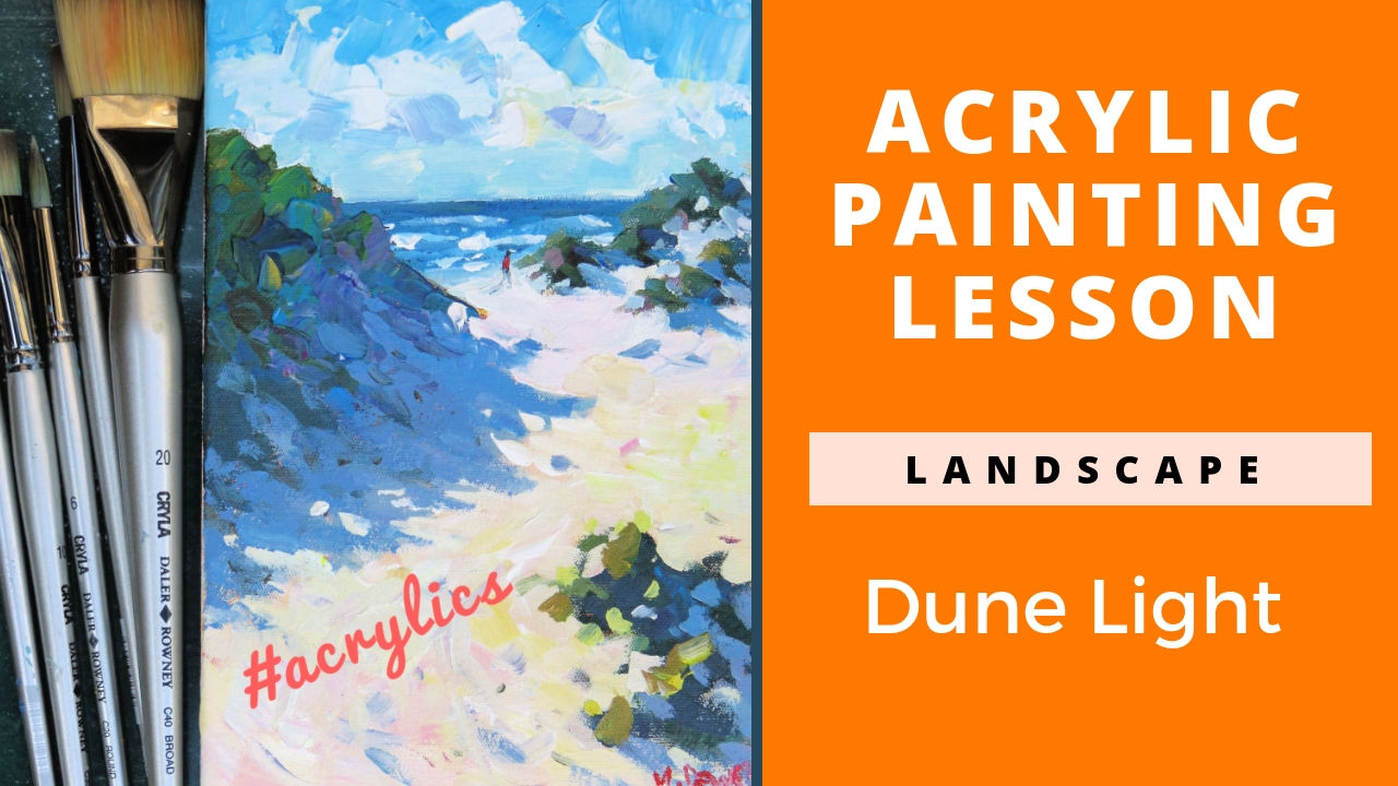 How to Paint a Powerful Beach Scene in Acrylics