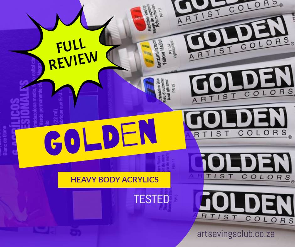 Golden Heavy Body Acrylics Review