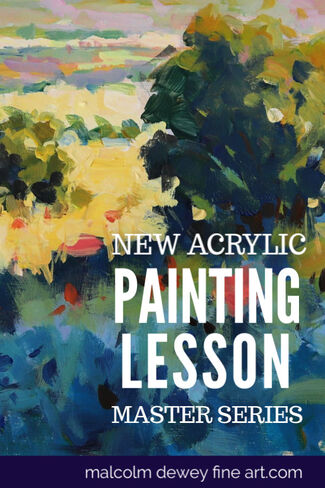Acrylic painting tips for better landscape painting.