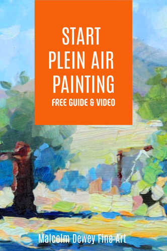How to easily start your first plein air painting.