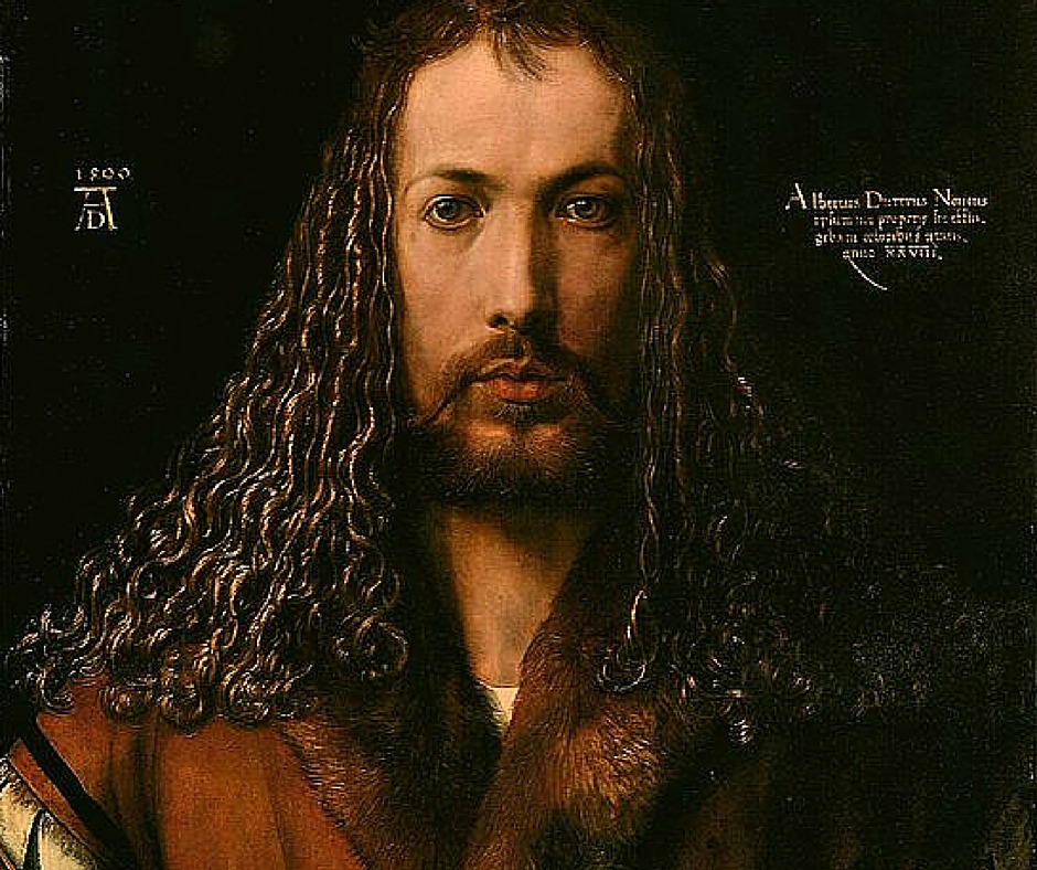 Albrecht Durer self portrait (1500)
