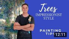 How to Paint Trees like and Impressionist