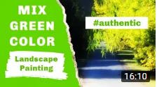 How to Mix Green Paint Color