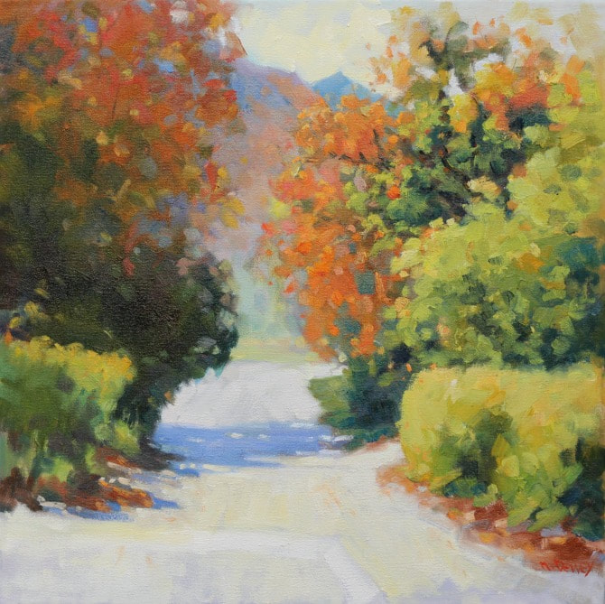 Autumn Beauty, Western Cape: oil painting by Malcolm Dewey