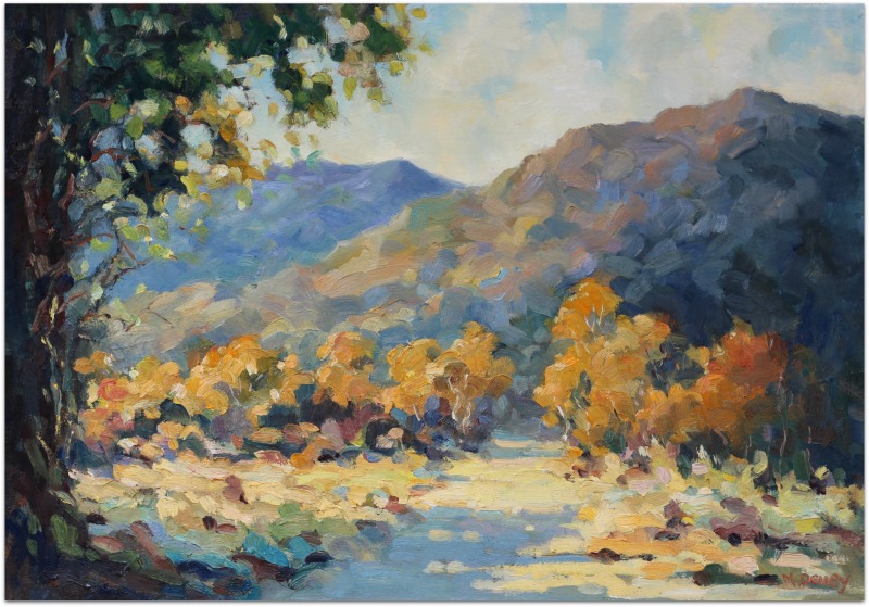 Autumn Tapestry oil painting by Malcolm Dewey
