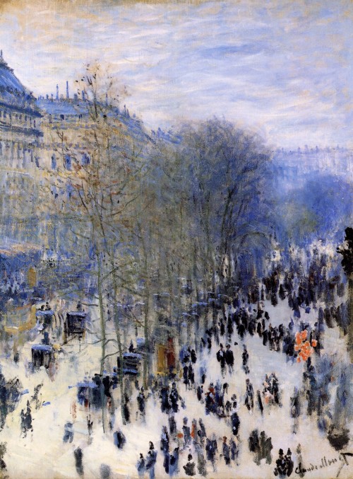 Boulevard Des Capucines by Claude Monet