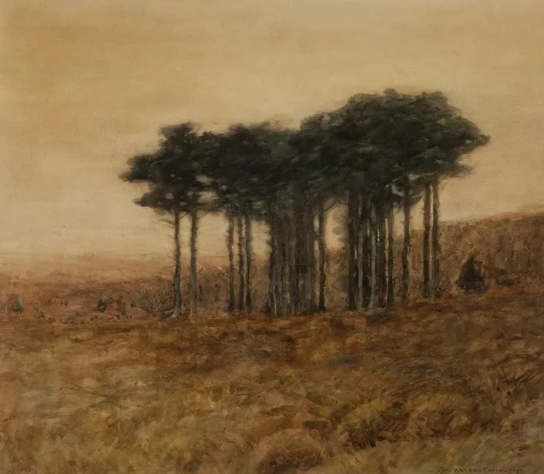 Charles Warren Eaton, Pines in the Gloamingg
