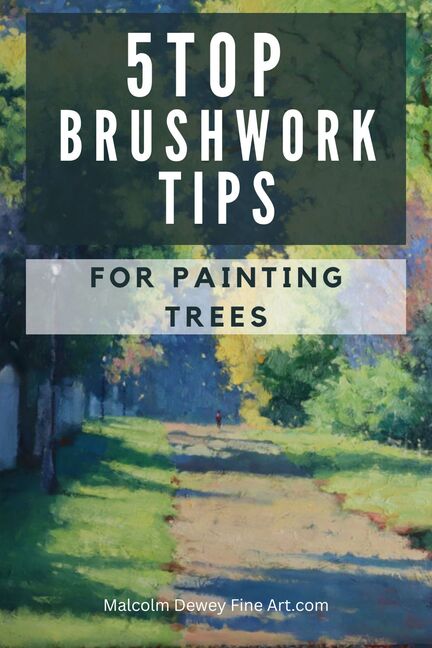 Painting trees is an essential skill that every landscape painting will struggle with. Trees come in many shapes and sizes, just like people. For the artist there are several tried and tested techniques that make painting trees easier. This article provides five top tips plus a demonstration video.