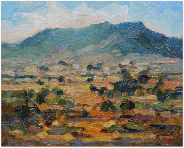 Graaf Reneit Karoo painting by Malcolm Dewey