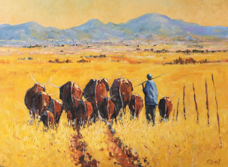 Journey Home oil painting by Malcolm Dewey
