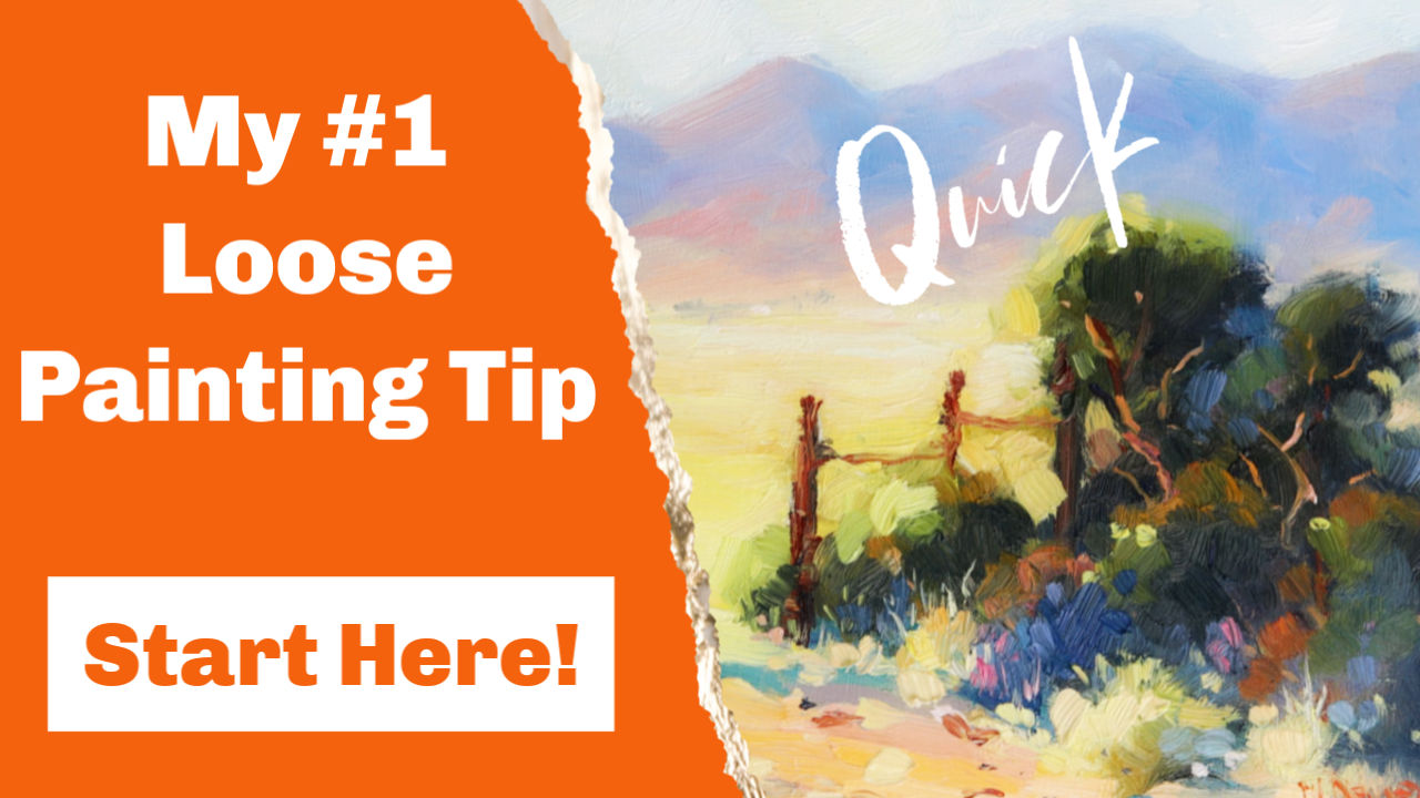 Loosen Up Your Painting with this tip.