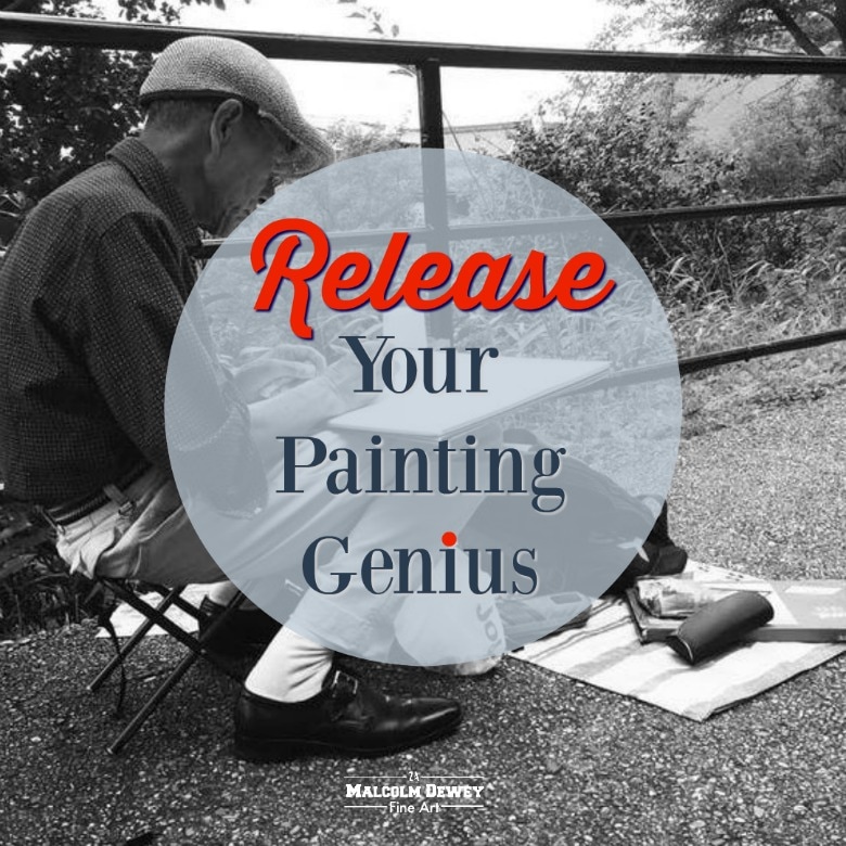 Release your painting genius by Malcolm Dewey
