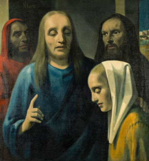 Christ and the Adulteress by Van Meegeren