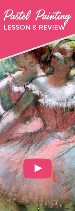 Pastel painting lesson and review with Malcolm Dewey