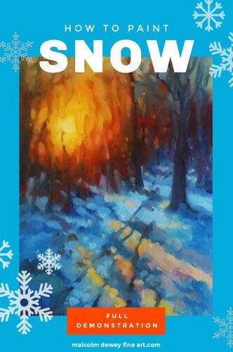 How to Paint Snow Colors