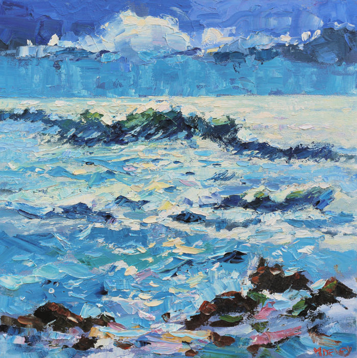 Storms at Sea oil painting by Malcolm Dewey