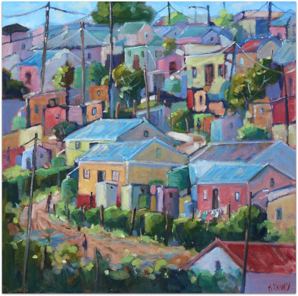Township Patterns oil painting by Malcolm Dewey