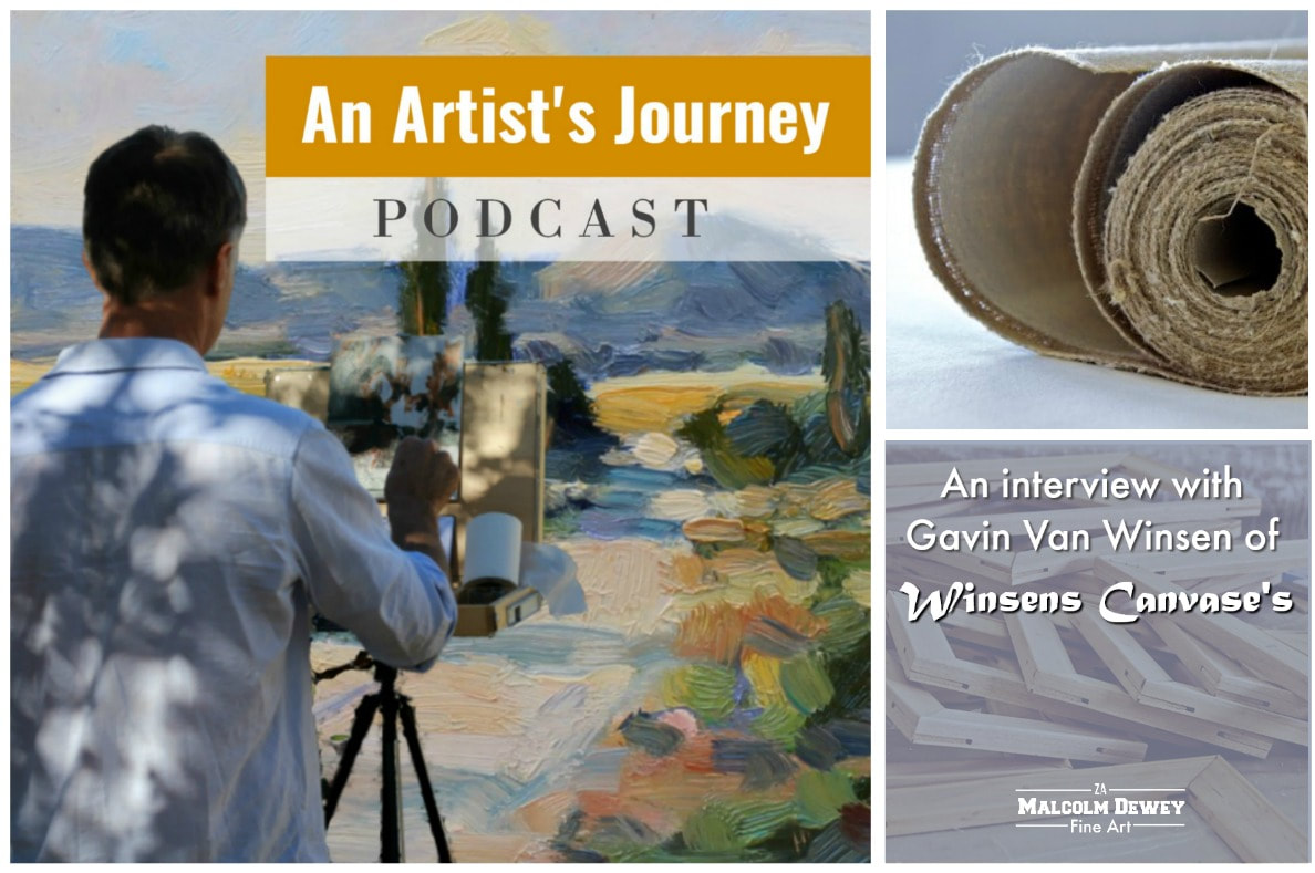 An Artists Journey Podcast with Winsens Canvases